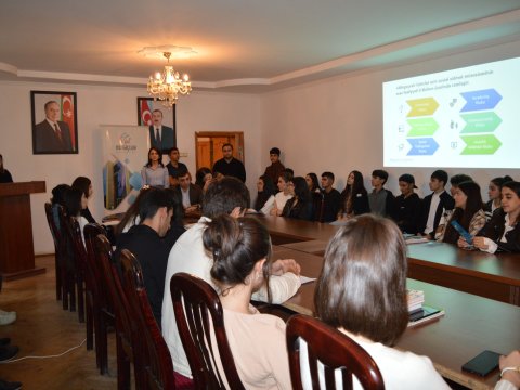 Mingəçevir Gənclər Evinin fəaliyyət planının təqdimatı keçirilib