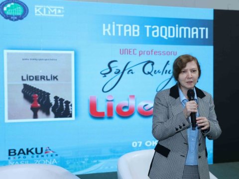 Beynəlxalq sərgidə UNEC dosentinin kitabı təqdim edilib