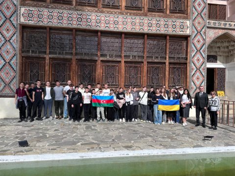 Ukraynalı uşaqlar üçün Qəbələdə və Şəkidə ekskursiyalar təşkil edilib