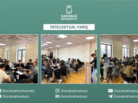 Qarabağ Universitetində "İntellektual oyunlar" klubu yaradılıb