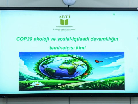 Təhsil İnstitutu və BMU COP29 çərçivəsində&nbsp;dəyirmi masa təşkil edib