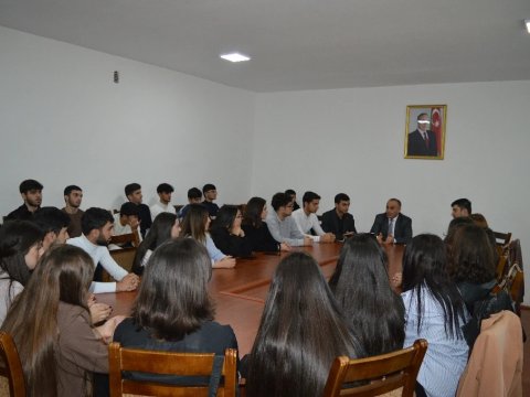 MDU-da &ldquo;Poliqon&rdquo;düşərgəsində iştirak edən tələbələrlə görüş keçirilib
