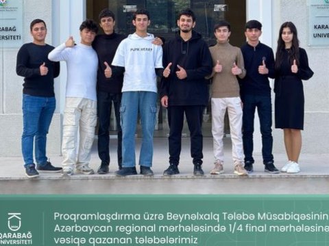 Qarabağ Universitetinin tələbələri beynəlxalq müsabiqənin finalına yüksəliblər