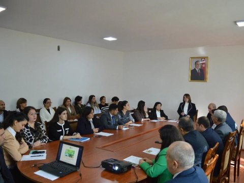 MDU-da iqlim dəyişmələri mövzusunda seminar keçirilib