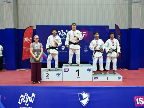 Gənc cüdoçularımız Gimnaziadanı 13 medalla başa vurublar