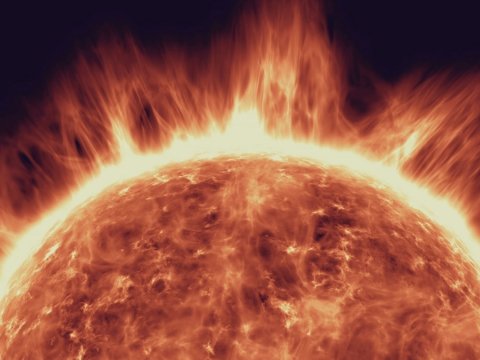Günəşdə Yerdən daha böyük maqnit halqaları peyda oldu