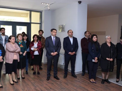 Memarlıq fakültəsinin şəhid məzunu Ramil Ağayevin xatirəsi əbədiləşdirilib