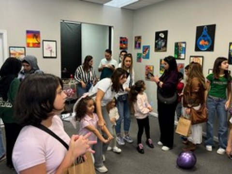 Virciniyada ABŞ-də yaşayan azərbaycanlı uşaqların rəsm sərgisi keçirilib