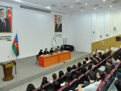 BMU-İNHA-İDP üzrə təhsil alan tələbələrlə görüşlər təşkil olunub