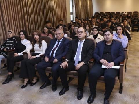 AzMİU-da iqlim dəyişikliyi ilə bağlı tələbələrə&nbsp;təlim keçirilib