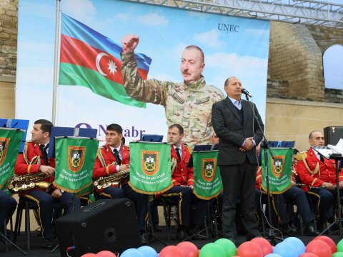 Zəfər Günü UNEC-də böyük təntənə ilə qeyd edilib