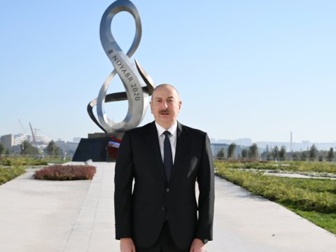 &nbsp;İlham Əliyev: Vətən müharibəsi bizim şanlı tariximizdir, parlaq Qələbəmizdir