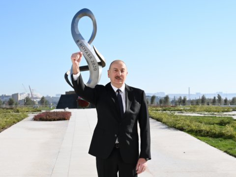 Prezident İlham Əliyev Bakıda Zəfər parkının açılışında iştirak edib -YENİLƏNDİ + FOTO