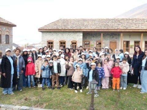 Şəhid övladları Şəkidə toplaşdılar - FOTOLAR