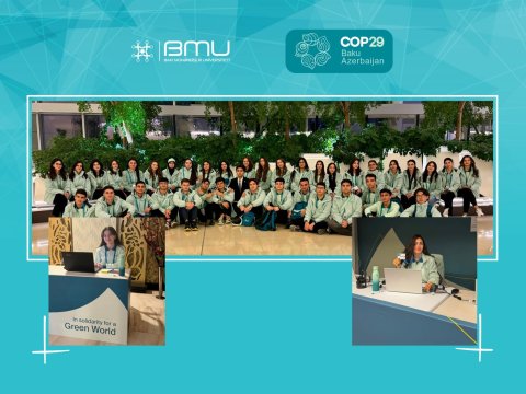 BMU-nun&nbsp;tələbələri COP29 tədbirində