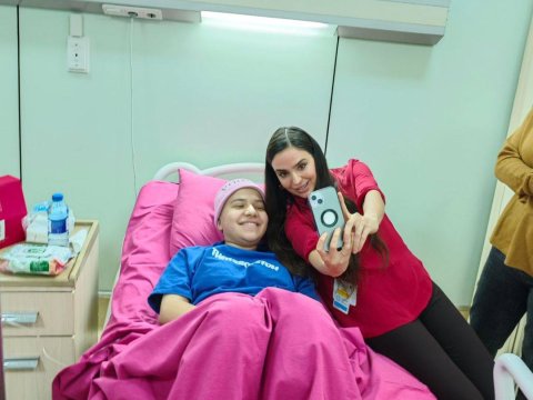 Leyla Əliyeva Uşaq Onkologiya Klinikasında -&nbsp;FOTO