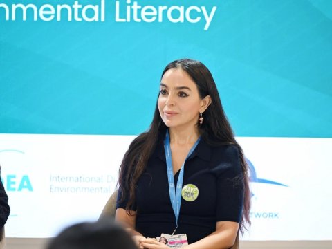 Leyla Əliyeva COP29-da müzakirələrə qatılıb
