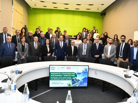 ADNSU-da Birləşmiş Ərəb Əmirlikləri Universiteti ilə birgə simpozium keçirilib