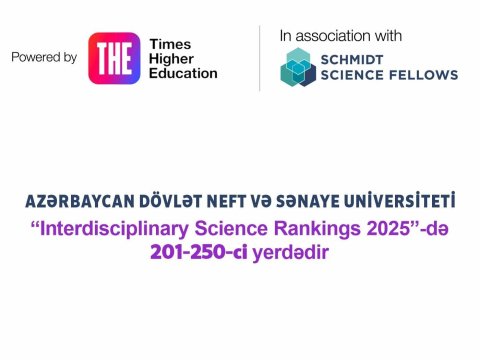 ADNSU &ldquo;İnterdisiplinar Elm Reytinqi 2025&rdquo;-də 201-250-ci mövqedə qərarlaşıb