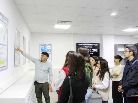 BMU tələbələri Azərbaycan Metrologiya İnstitutunda infoturda