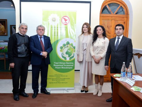 Yaşıl Dünya Naminə Rəqəmsal İncəsənət” Rəsm Müsabiqəsinin açılışı olub