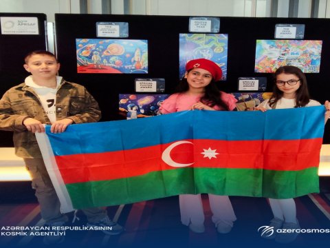 Azərbaycan Beynəlxalq Kosmik Poster Müsabiqəsində 14 ölkə arasında birinci yerin qalibi olub