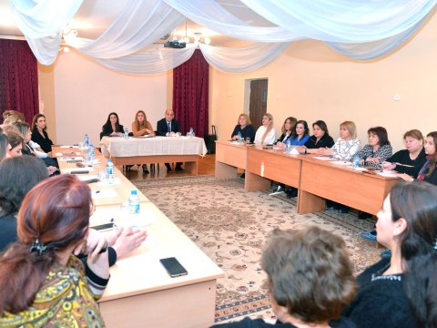 Kurasiya üzrə məktəbəqədər təhsil müəssisələrinin rəhbərləri ilə görüş