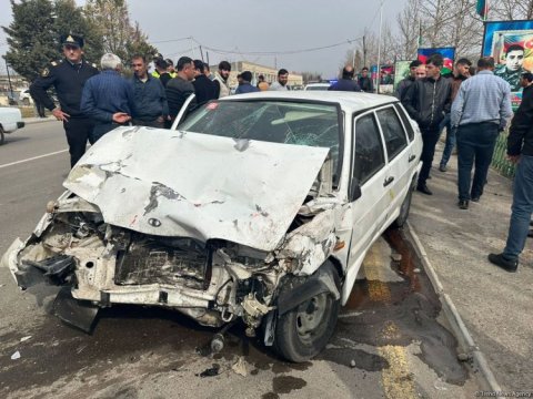 Ata və 8 yaşlı oğlu qəzada öldü