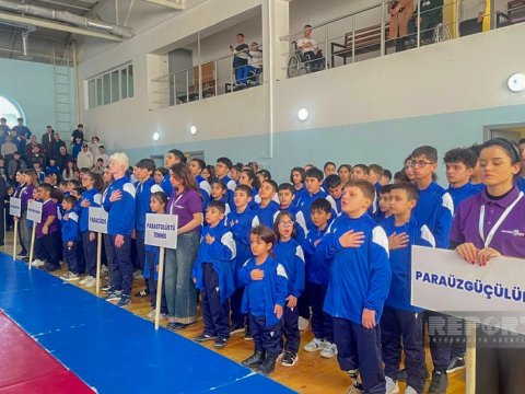 Sumqayıtda Uşaq Paralimpiya Oyunları keçirilib