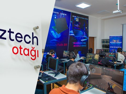 Qarabağ Universitetində &ldquo;Aztech&rdquo; otağı quruldu&nbsp;- Fotolar