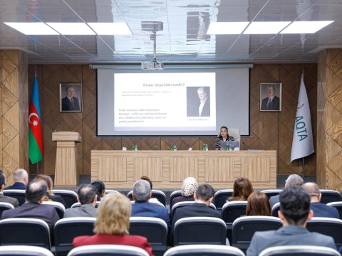 “İnsan resurslarının idarə edilməsinə ümumi baxış“ mövzusunda təlim təşkil olunub