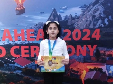 Naxçıvanda 9 yaşlı məktəbli “STEAM AHEAD- 2024” olimpiadasında qalib olub