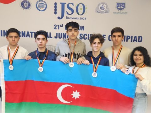 Azərbaycan məktəbliləri Buxarestdə beynəlxalq olimpiadada uğur qazanıblar