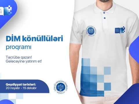 Könüllülər layihəsinə qeydiyyat başa çatıb