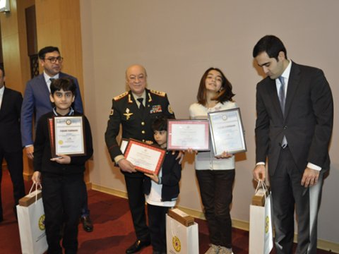 Uşaq yaradıcılıq müsabiqəsinin qalibləri mükafatlandırıldı&nbsp;- Video