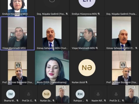 MDU ilə Düzce Universiteti arasında onlayn iclas keçirilib