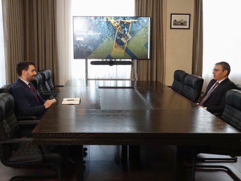 &ldquo;AzerGold&rdquo;un sədri&nbsp;3-cü &ldquo;Yüksəliş&rdquo;in qalibi ilə&nbsp;görüşüb