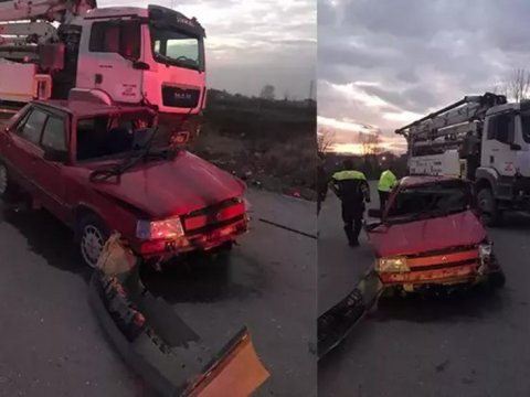 9 yaşlı uşağın idarə etdiyi avtomobil yük maşınına çırpılıb, yaralananlar var