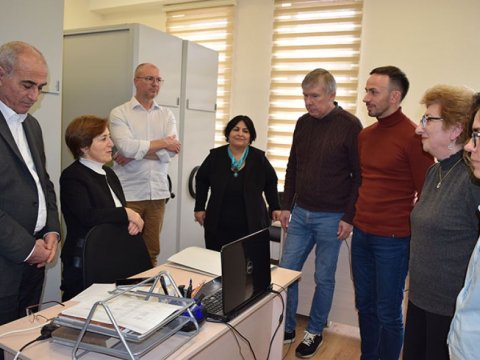 Rusiyalı alim və mütəxəssislər Botanika İnstitutunda olublar