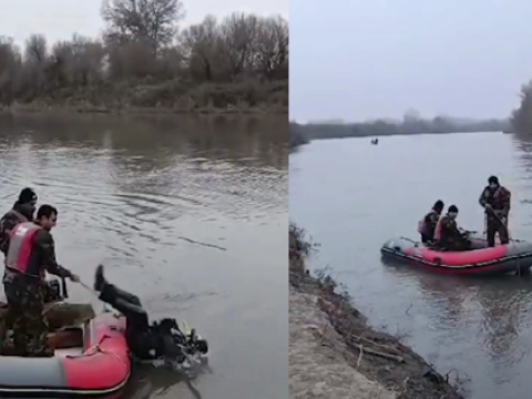 Kürdə batdığı ehtimal edilən 13 yaşlı qızın axtarışı davam etdirilir