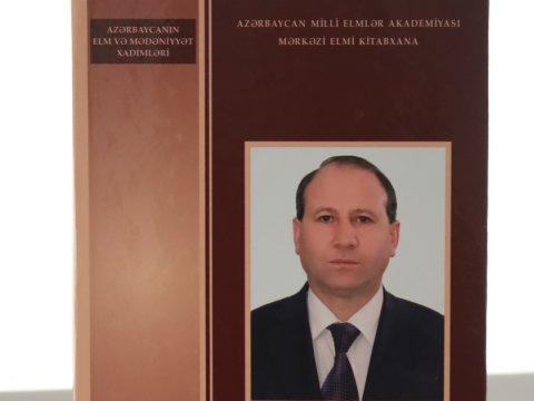 AMEA-nın müxbir üzvünün biblioqrafik göstəricisi çap olunub