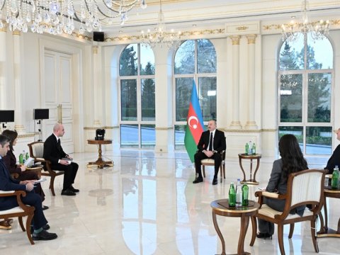 Prezidentin yerli telekanallara&nbsp;müsahibəsi&nbsp; - CANLI