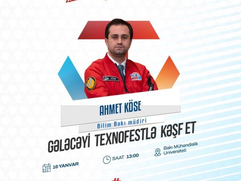 &ldquo;TEKNOFEST&rdquo;in nümayəndəsi BMU tələbələrlə görüşəcək