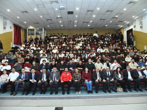 &ldquo;TEKNOFEST&rdquo;in rəsmi nümayəndəsi BMU tələbələri ilə görüşüb