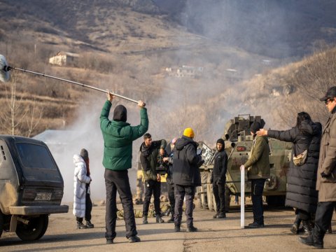 Vətən müharibəsinə həsr olunan "44" bədii filminin çəkilişləri gedir