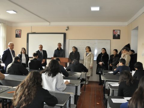 MDU-da valideynlər imtahanları müşahidə ediblər