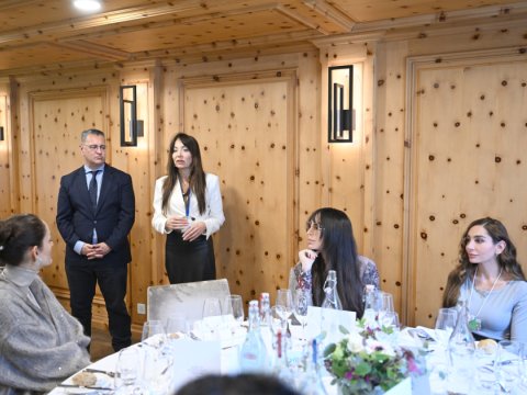 Leyla Əliyeva Davosda -&nbsp;FOTO