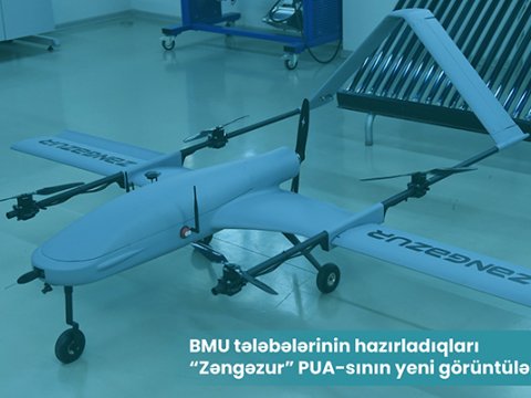 BMU tələbələrinin hazırladığı &ldquo;Zəngəzur&rdquo; PUA-sının yeni görüntüləri