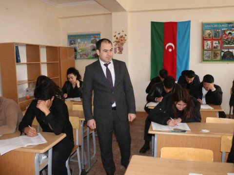 Bu bölgədə 496 nəfər eksternat imtahanında iştirak edib