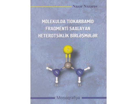 Kimyaçı alimin yeni monoqrafiyası çap olunub